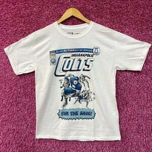 Junk Food X Marvel The Avengers Indianapolis Colts For the Shoe T-Shirt XS